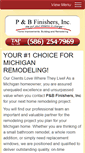 Mobile Screenshot of pbfinishers.com